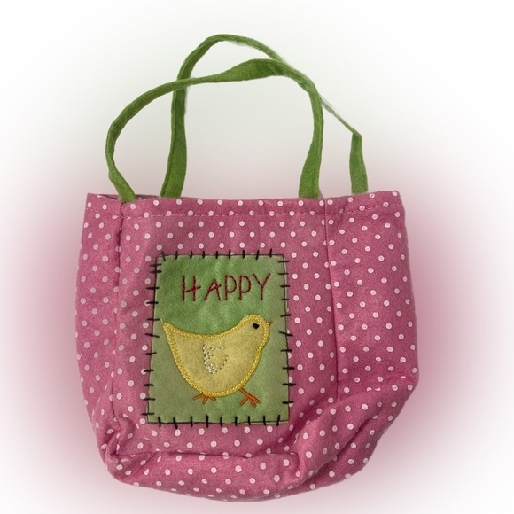 New Toddler Size Cloth Easter Baskets set 6🐰Appliqued Felt Easter designs 🐑 - Picture 4 of 8